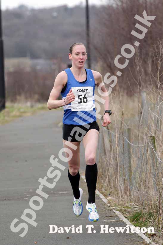 Laura Weightman (Morpeth) senior womens Elswick Road Relays.